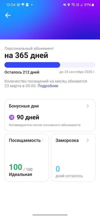 Абонемент 1fit