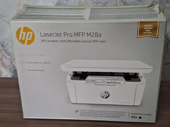 Принтер сканер три в одном 
HP Laser Jet Pro MFP M28a