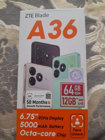 Сотовый телефон ZTE Blade A36