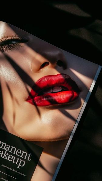 Курсы Перманентный макияж 3 зоны брови губы веки татуаж