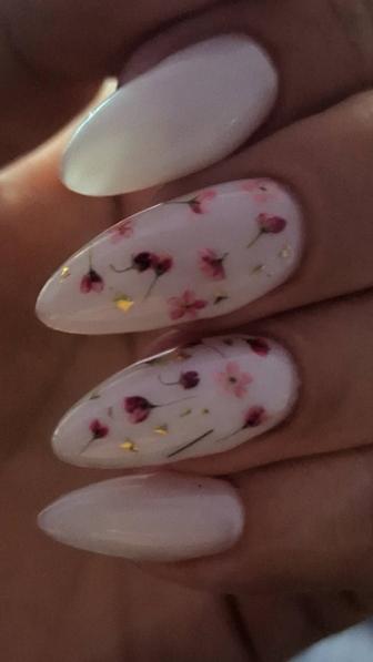 Маникюр наращивание ногтей