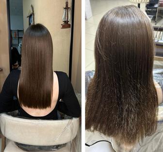 Кератиновое выпрямление/ ботокс/ холодное восстановление волос