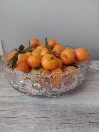 Парные хрустальные салатники (фруктовницы), СССР