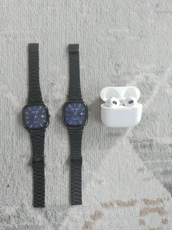 Часы и наушники