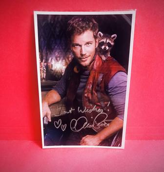Автограф Звёздного Лорда (Крис Прэтт)