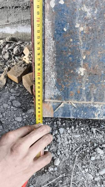 Продаю мощную железную техническую дверь 200-90 см идеально для завода