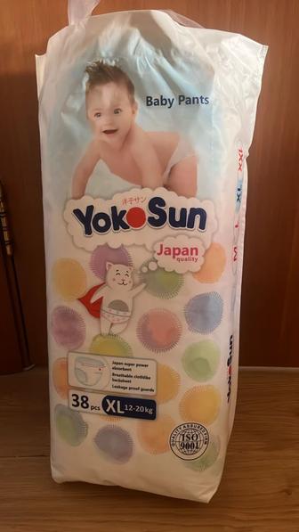 Подгузники -трусики YokoSun Comfort XL (12-20 кг) 38шт.