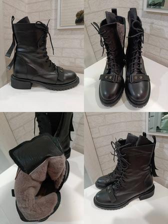 Продам новые зимние сапоги женские,натуральная кожа,цигейка размер 39