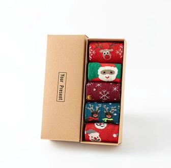 Продам подарочные новогодние боксы с носками