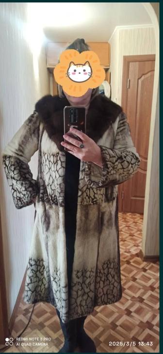 Шуба из стриженной норки