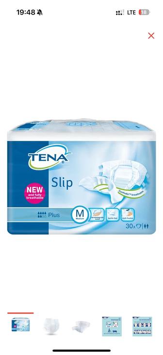 TENA Slip Plus подгузники для взрослых M 30 шт