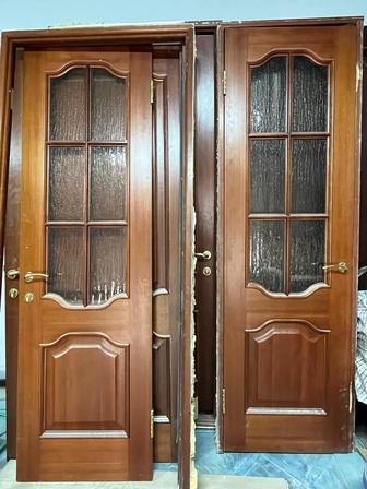 Продам двери для зала (чистое дерево, массив)