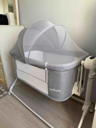 Кровать - манеж, колыбель для ребенка с маятниковым механизмом