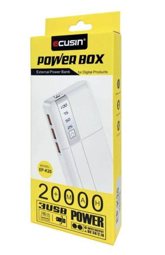 Внешний аккумулятор Ecusin
20000mAh