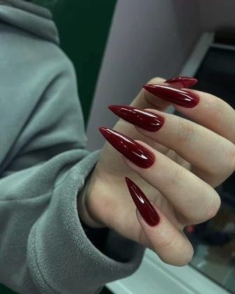 Наращивание ногтей акция