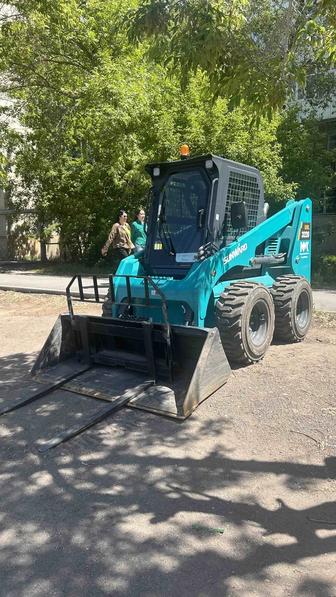 Бобкэт мини погрузчик аренда спецтехники