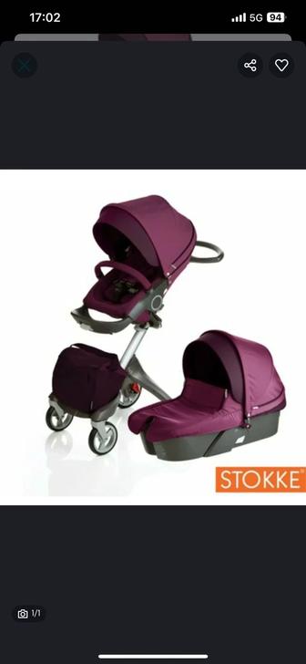 Продам коляску stokke в комплекте