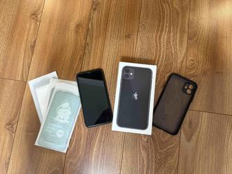 iPhone 11 черный 128гб, двухсимочный, 76%