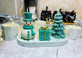 Свечи новогодние