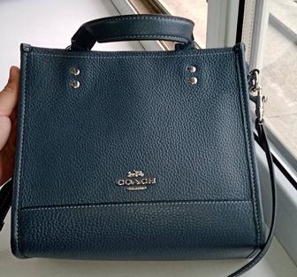 Сумка кожаная coach tote