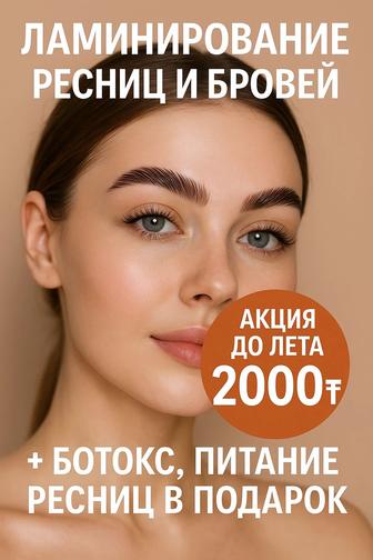 Ламинирование ресниц и бровей