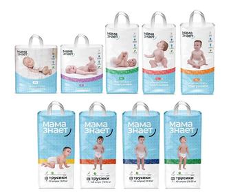 Подгузники и трусики Мама знает