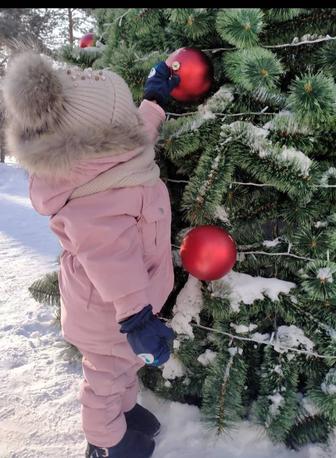 Зимний комбинезон для девочек