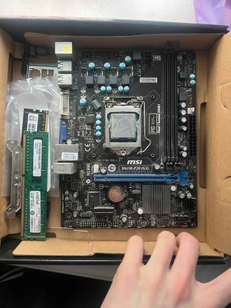 Комплект i5 3470 8gb озу и материнка