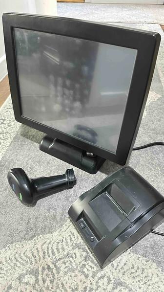 Продам моноблок, принтер чека и сканер в комплекте