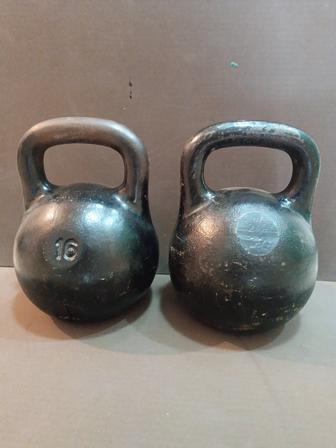 Продам гири 16,24 кг.цена за одну