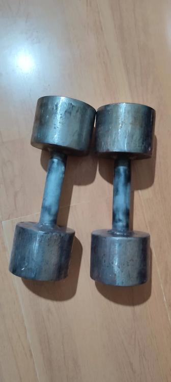 Гантели (7.5кг каждая) цена за две сразу