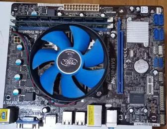 Комплект i7-3770 Мат. плата H61 (LGA1155) кулер 12гб DDR3