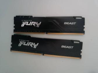 Kingston Fury Beast 16GB (2x8GB) 3600MHz DDR4 KF436C17BBK2/16