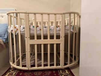 Детский манеж овальный трансформер 9 в 1