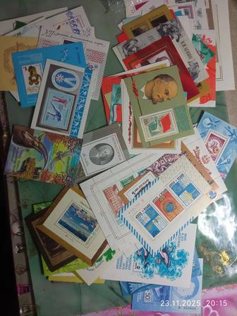 Почтовые блоки СССР.