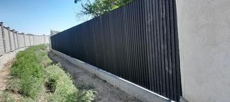 Огрождения забор коршау фундамент