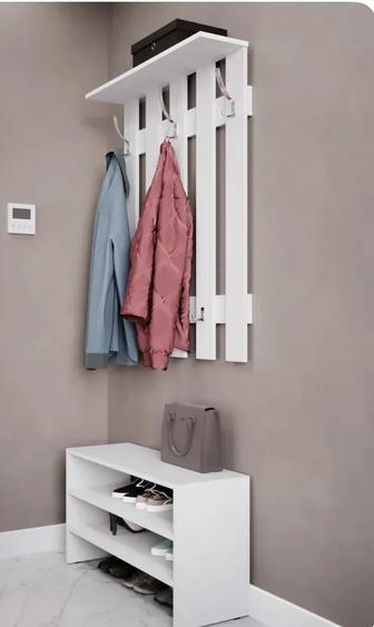 Продаю тумбочку для обуви и вешалку