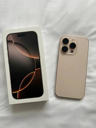 iPhone 16 pro, цвет desert titanium, 256 гб