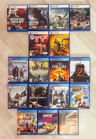 Продам игры для PS4 и PS5