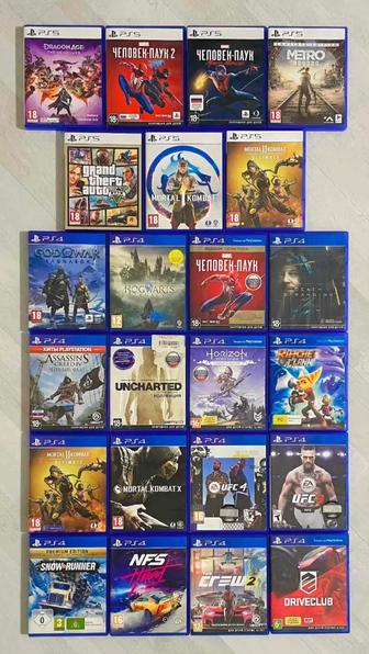 Продам игры для PS4 и PS5