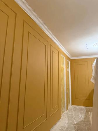 Покраска стен и поклейка обоев