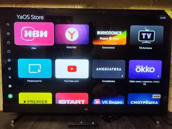4K Smart TV QWATT 43 с Алисой Почти новый