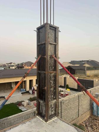 Аренда опалубки колонны и струбцины телескопические стойки