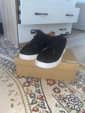 Christian Louboutin черные кеды