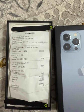iPhone 13 pro max сатылады 24ай болиптолеу бар