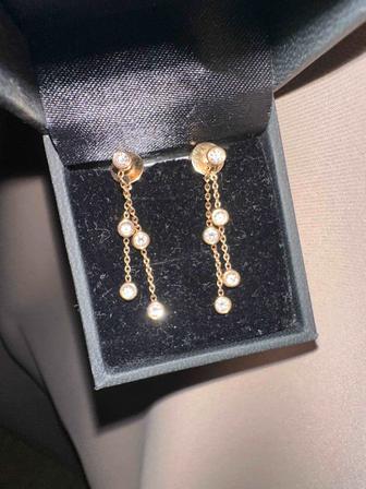 Сережки золотые