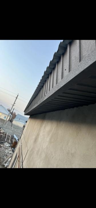 Делаем фронтоны, карнизы, кровлю