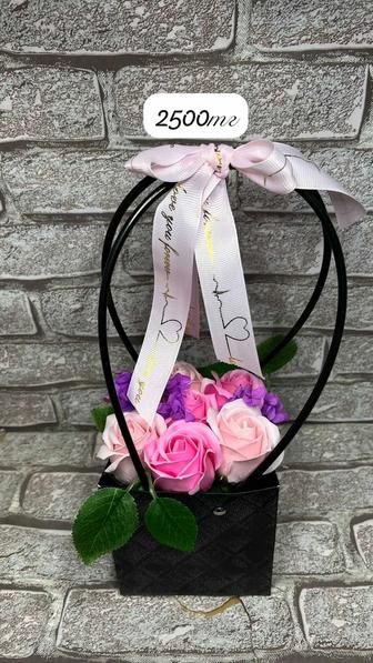 Мыльные розы букет