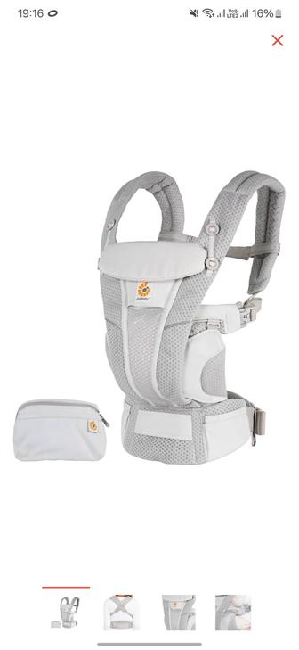 Продам Эргорюкзак Ergobaby Omni Breeze Pearl Grey до 20.3 серый