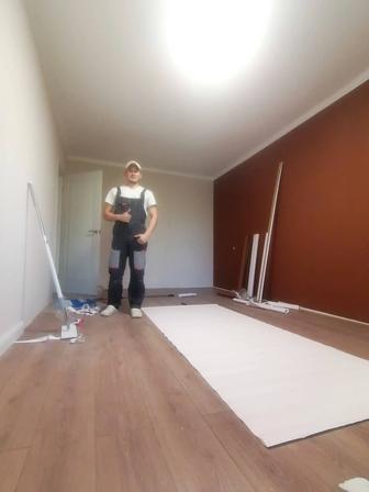 Отделоч.раб.,установка мебели ,двери кух. гарн. Сантех. Электрика
